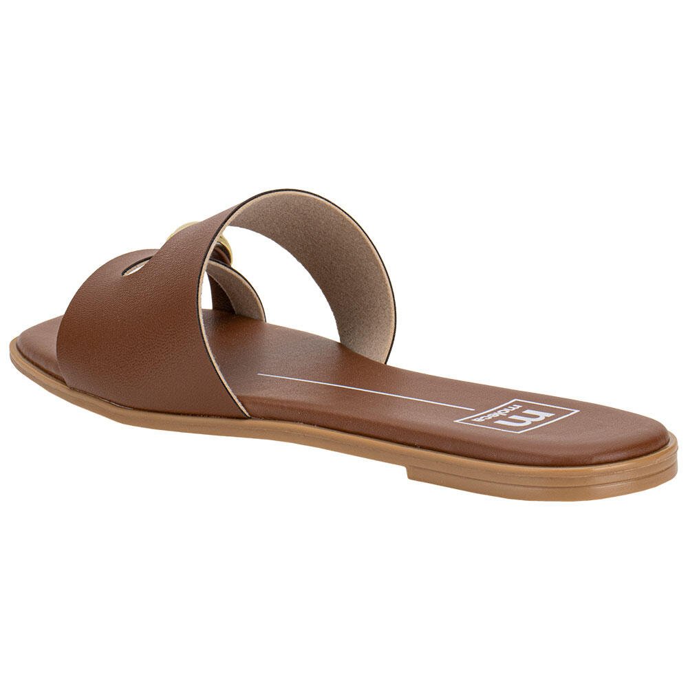 TAMANCO FEMININO FLAT MOLECA 5560106 Marrom 3