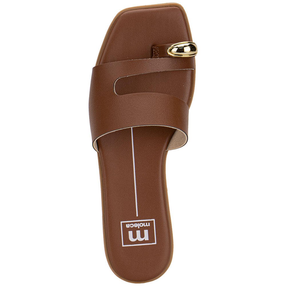 TAMANCO FEMININO FLAT MOLECA 5560106 Marrom 5