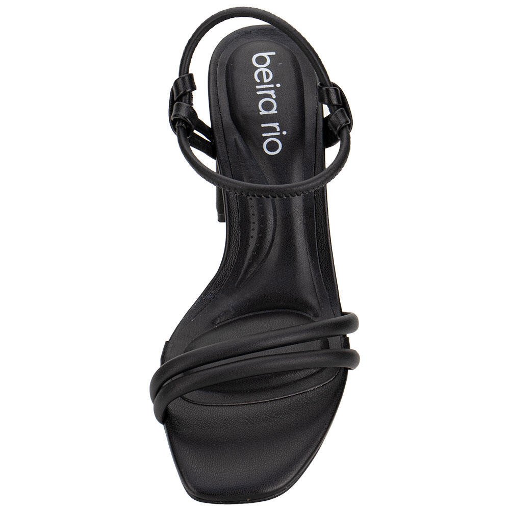 SANDÁLIA FEMININA SALTO GROSSO BEIRA RIO 8436213 Preto 5