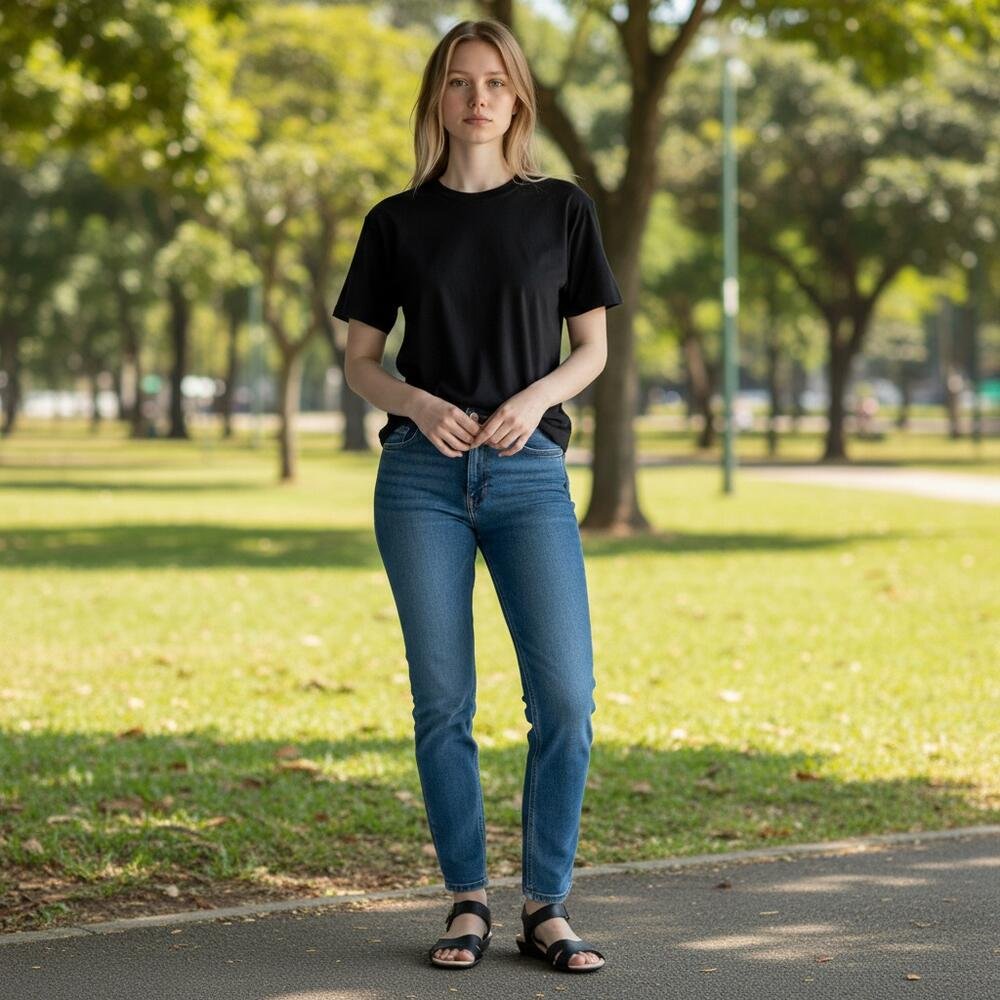 SANDÁLIA FEMININA FLAT MODARE 7127262 Preto 2