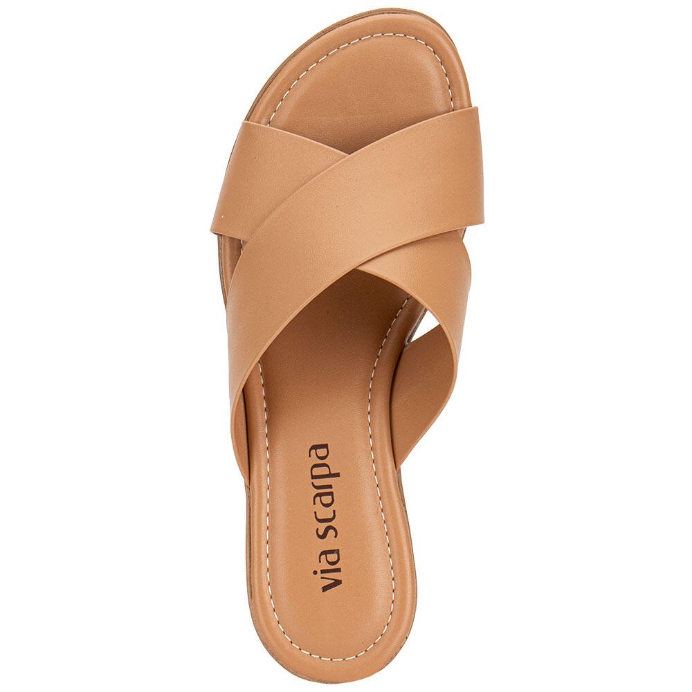 TAMANCO FEMININO ANABELA VIA SCARPA 175718845 Bege 5