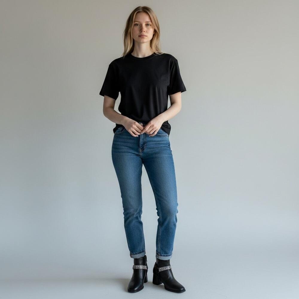 BOTA FEMININA CANO BAIXO MODARE 7078109 Preto 2