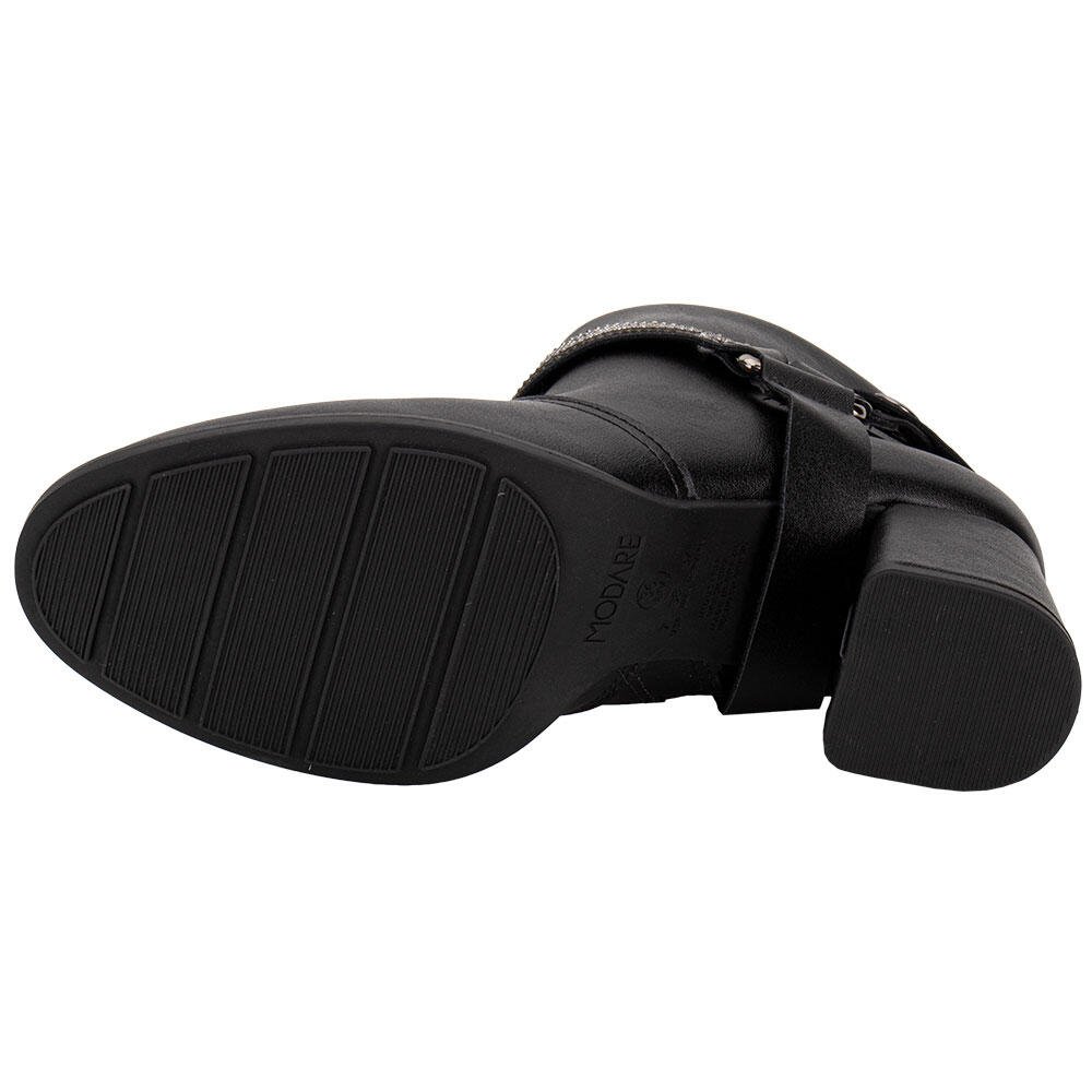 BOTA FEMININA CANO BAIXO MODARE 7078109 Preto 4