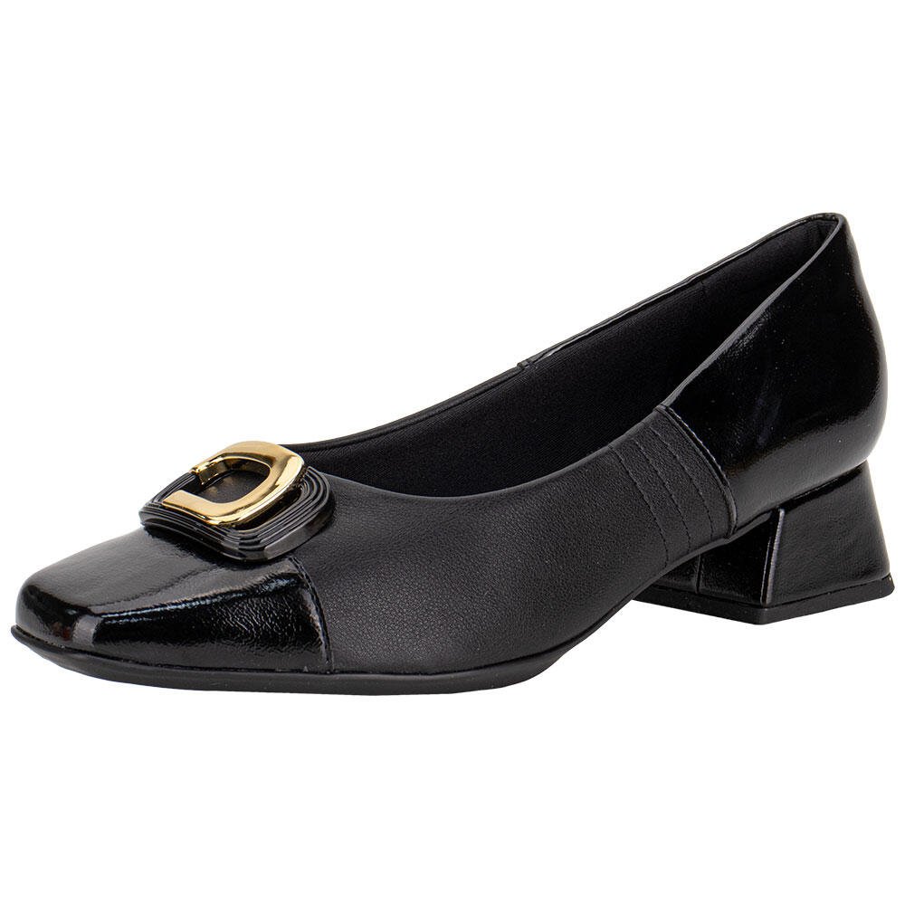 SAPATO FEMININO SALTO GROSSO PICCADILLY 160105