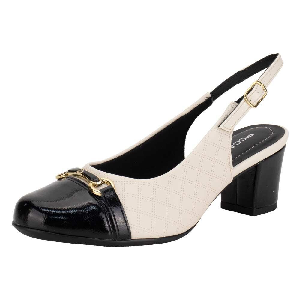 SCARPIN FEMININO SALTO GROSSO PICCADILLY 110189