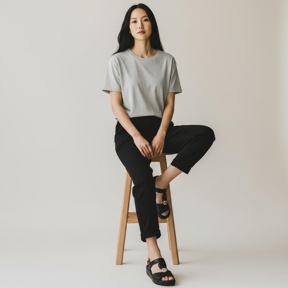 SANDÁLIA FEMININA SPA ANABELA PICCADILLY 568076 Preto 2