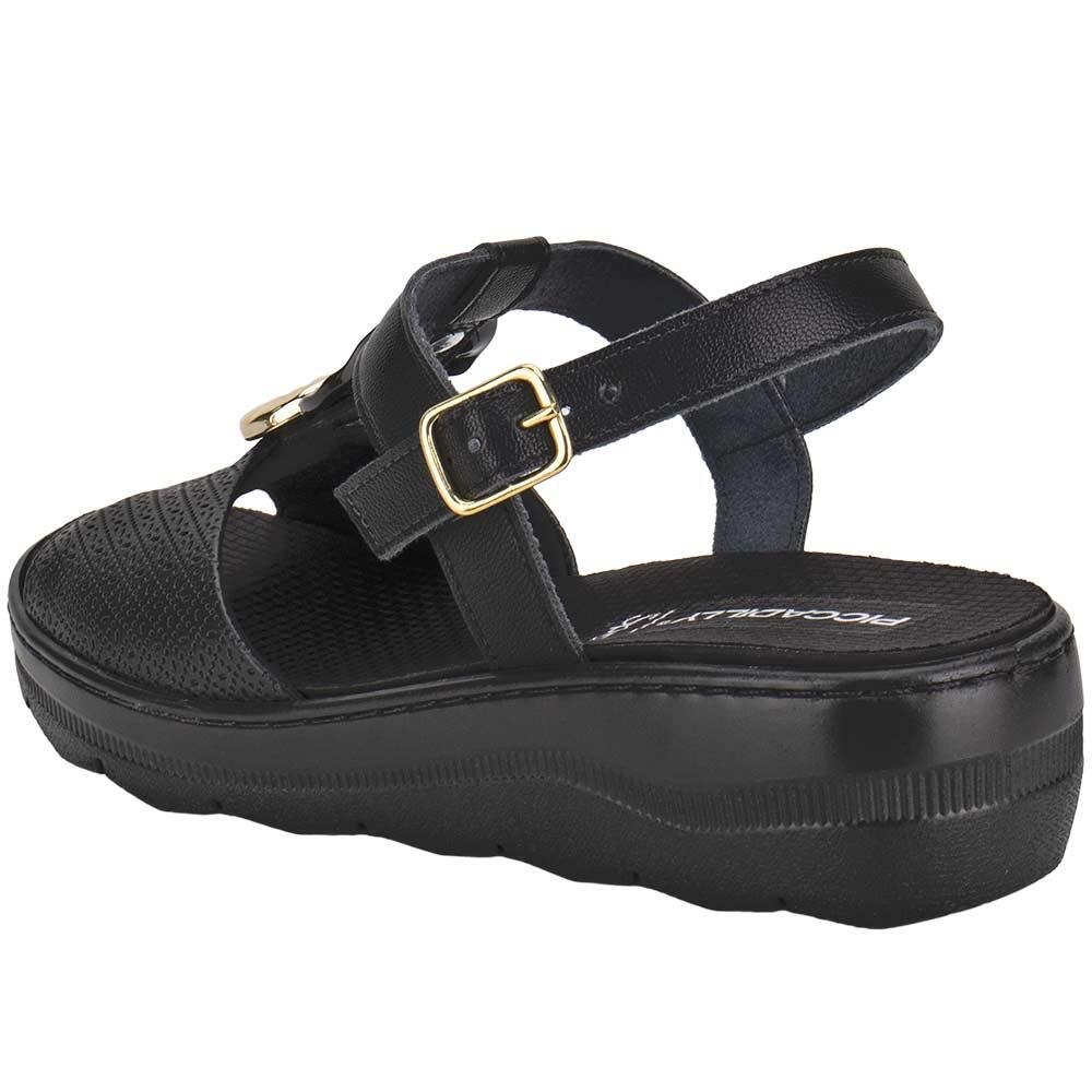 SANDÁLIA FEMININA SPA ANABELA PICCADILLY 568076 Preto 3