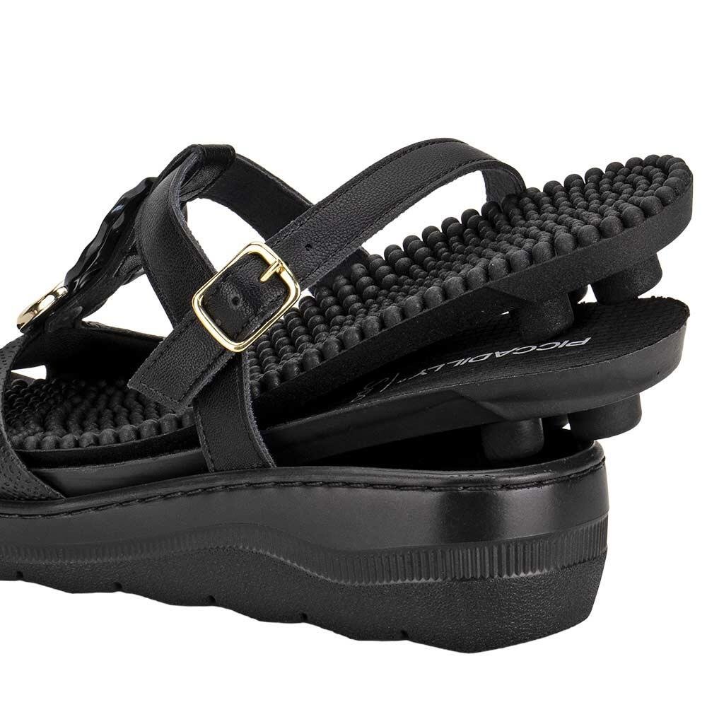 SANDÁLIA FEMININA SPA ANABELA PICCADILLY 568076 Preto 5
