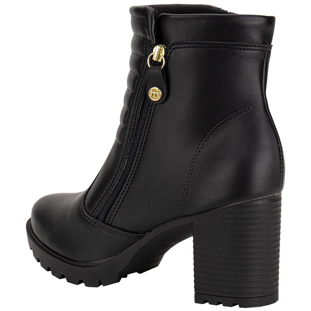 BOTA FEMININA CANO BAIXO MOLECA 5348102 Preto 3