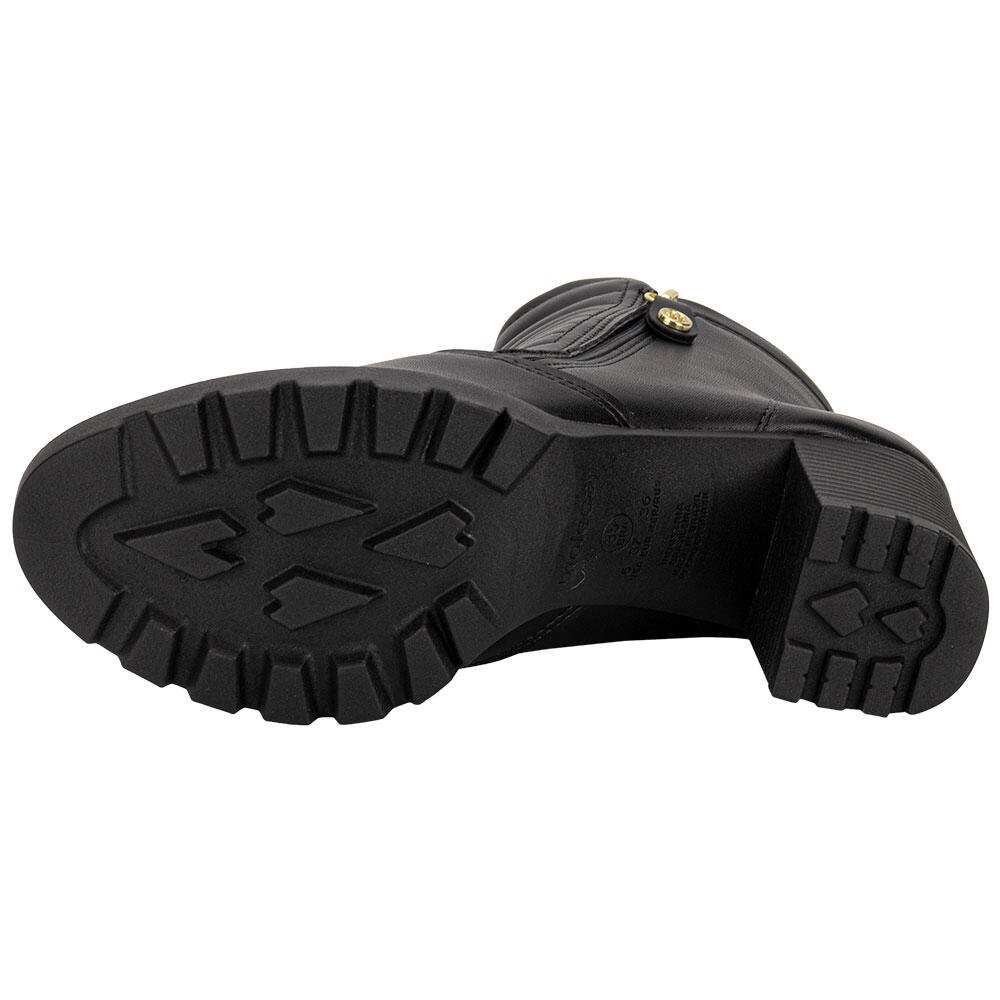 BOTA FEMININA CANO BAIXO MOLECA 5348102 Preto 4