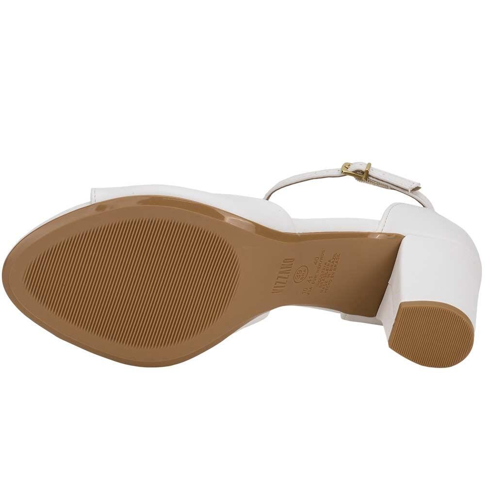 SANDÁLIA FEMININA SALTO GROSSO VIZZANO 6262406 Branco 4