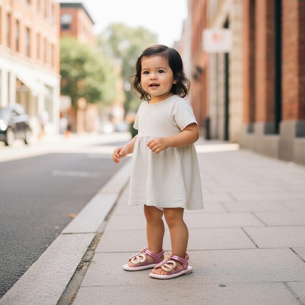 MINI MELISSA HIP FLY BABY 38043 Bege/Rosa 2