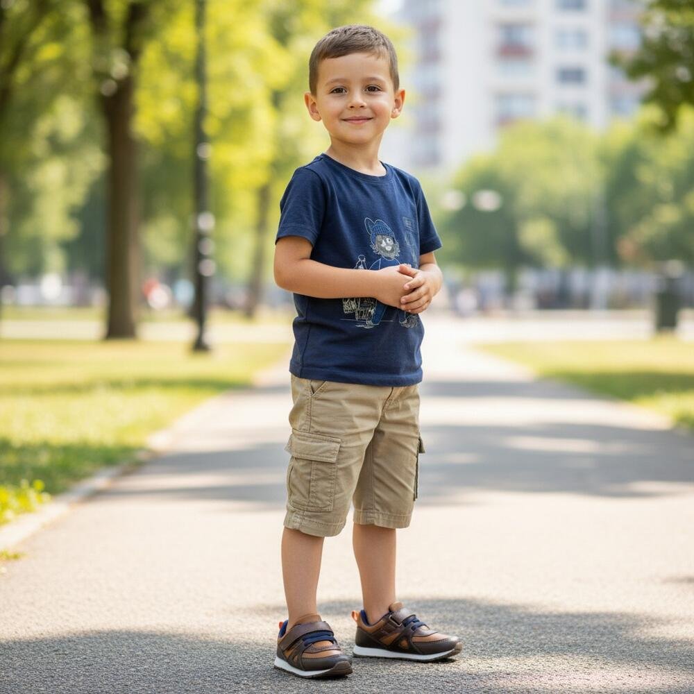 TÊNIS INFANTIL SPACE FINOBEL SPA8415 Marrom 2