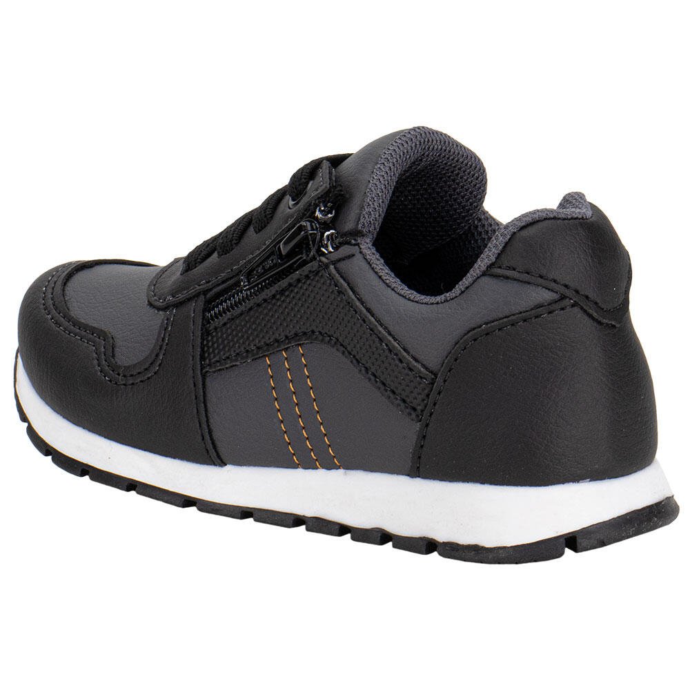 TÊNIS INFANTIL SPACE FINOBEL SPA7715 Preto/Cinza 3