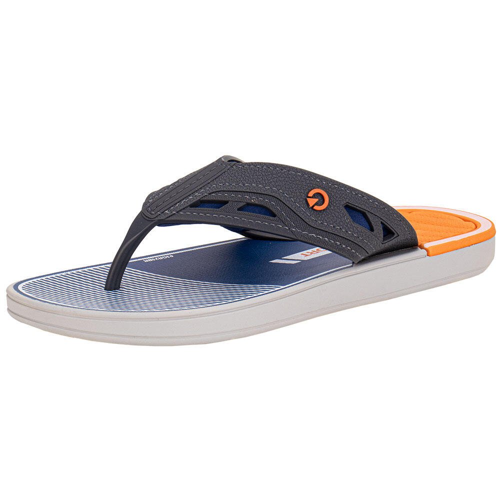 CHINELO INFANTIL DALLAS CARTAGO 12216 Cinza/Laranja 3