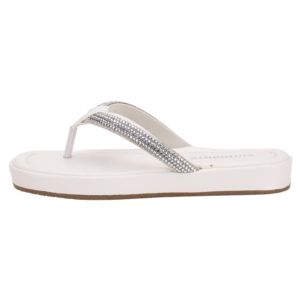 TAMANCO FEMININO FLAT VIA MARTE 109033 Branco 3
