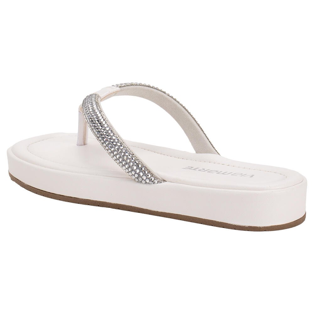 TAMANCO FEMININO FLAT VIA MARTE 109033 Branco 4