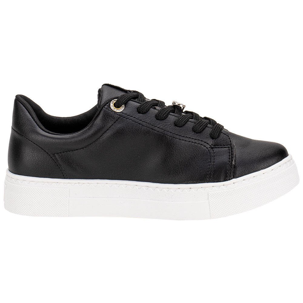 TÊNIS FEMININO CASUAL VIA MARTE 138005 Preto/Branco 5