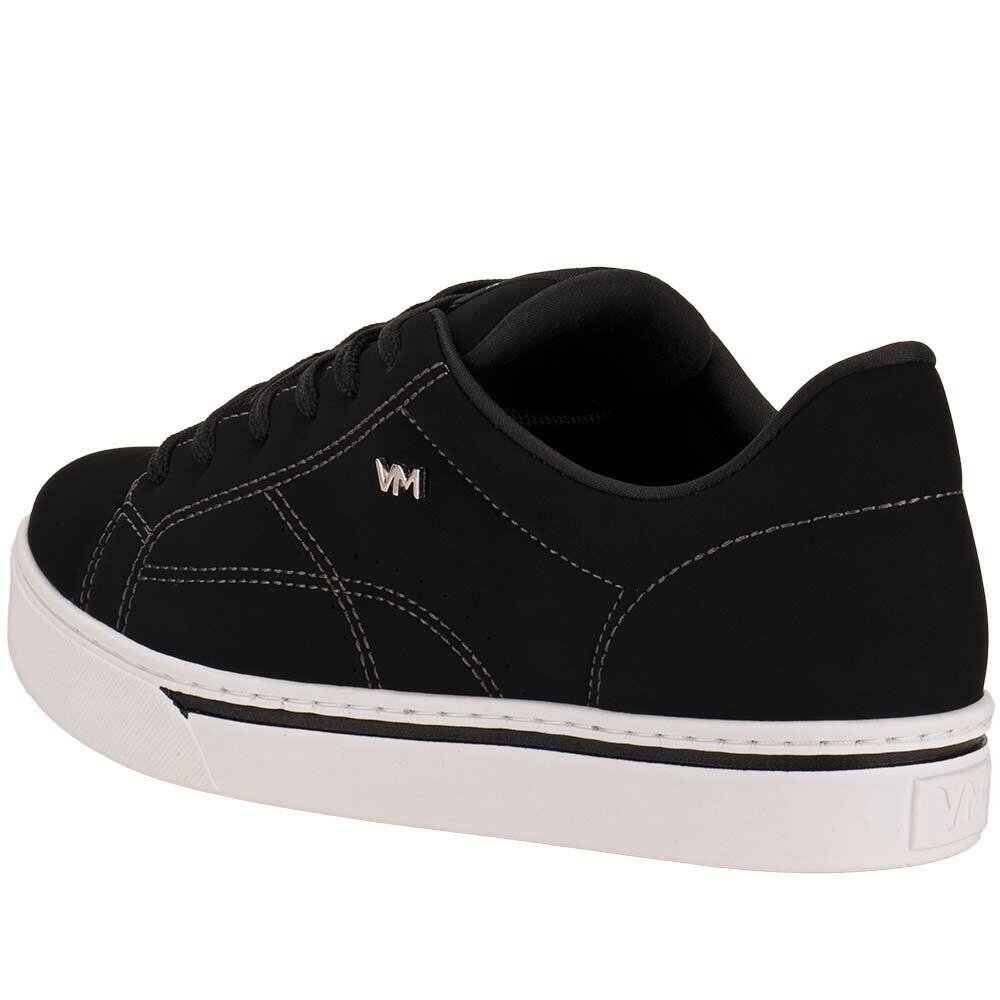 TÊNIS FEMININO CASUAL VIA MARTE 016008 Preto/Branco 3