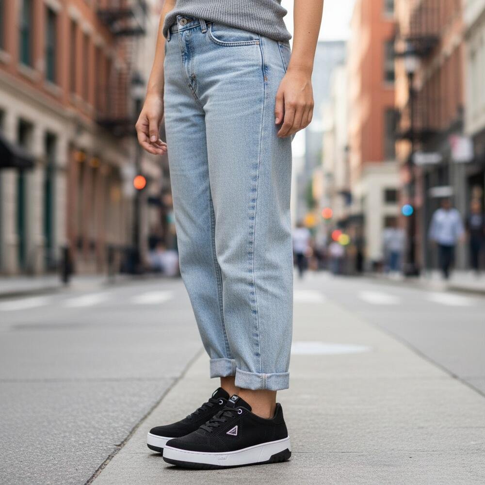 TÊNIS FEMININO CASUAL VIA MARTE 042008 Preto 2