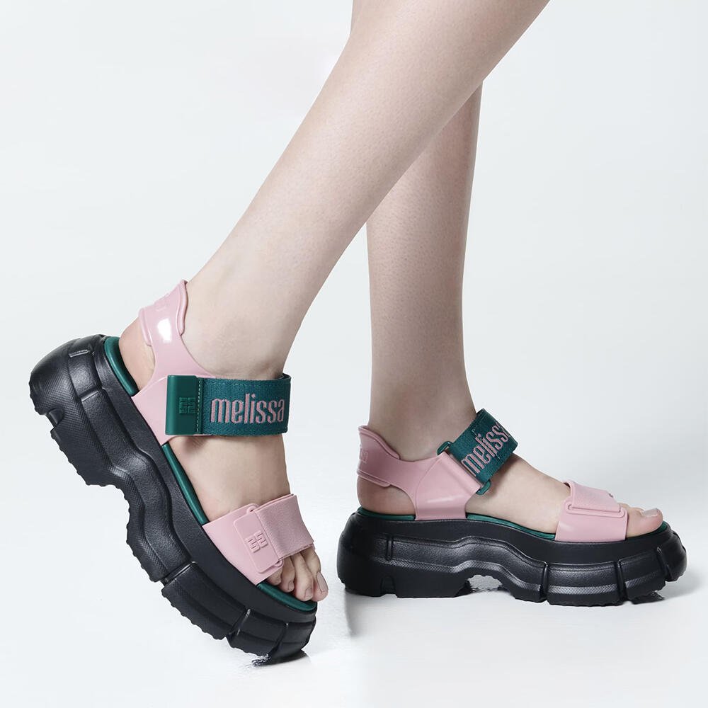 MELISSA PULSE 36854 Preto/Rosa 2