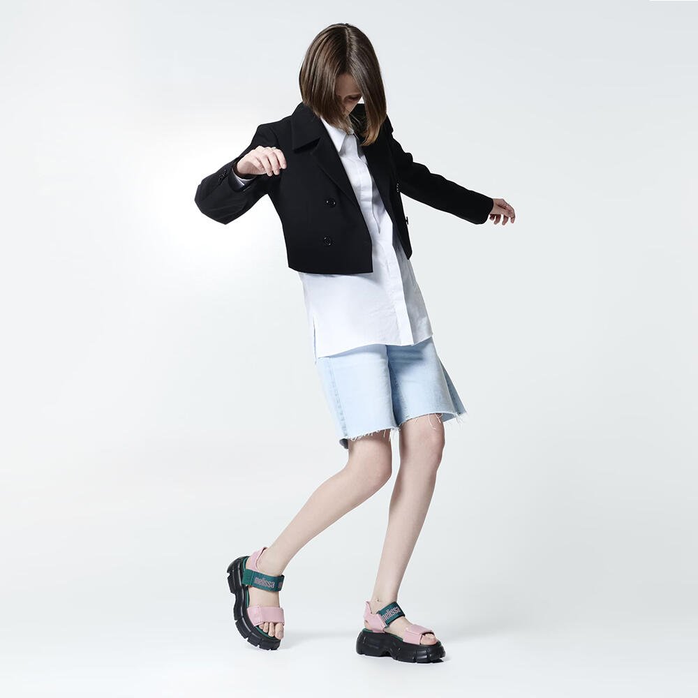 MELISSA PULSE 36854 Preto/Rosa 5