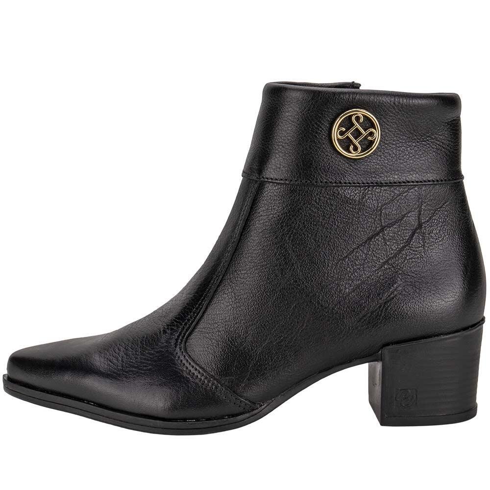 BOTA FEMININA CANO BAIXO PEGADA 280512 Preto 2