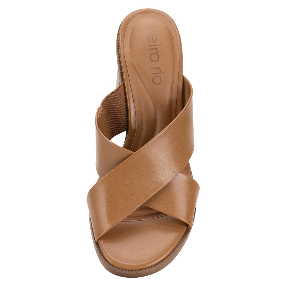 TAMANCO FEMININO SALTO GROSSO BEIRA RIO 8573100 Marrom 5