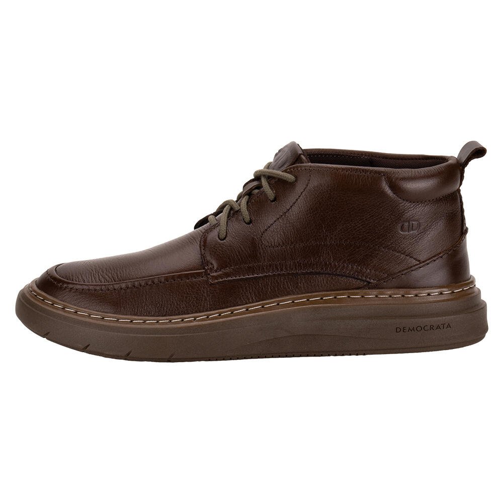 BOTA MASCULINA GRID DEMOCRATA 240001 Chocolate 2