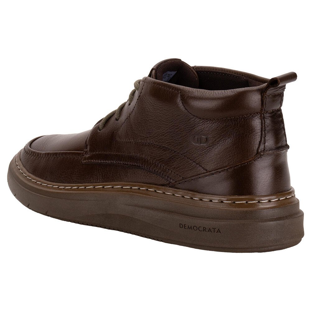 BOTA MASCULINA GRID DEMOCRATA 240001 Chocolate 3