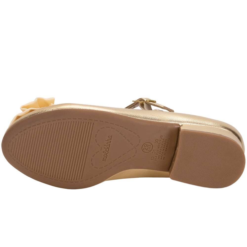SAPATO INFANTIL MOLEKINHA 2528126 Dourado 4