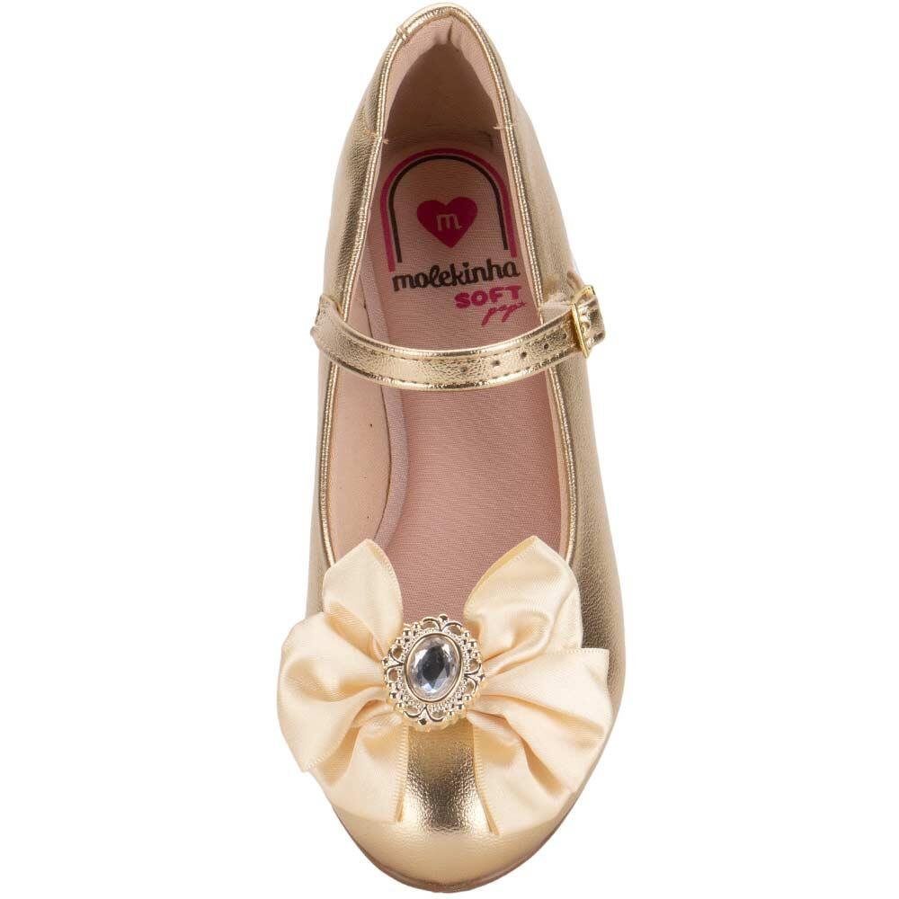 SAPATO INFANTIL MOLEKINHA 2528126 Dourado 5