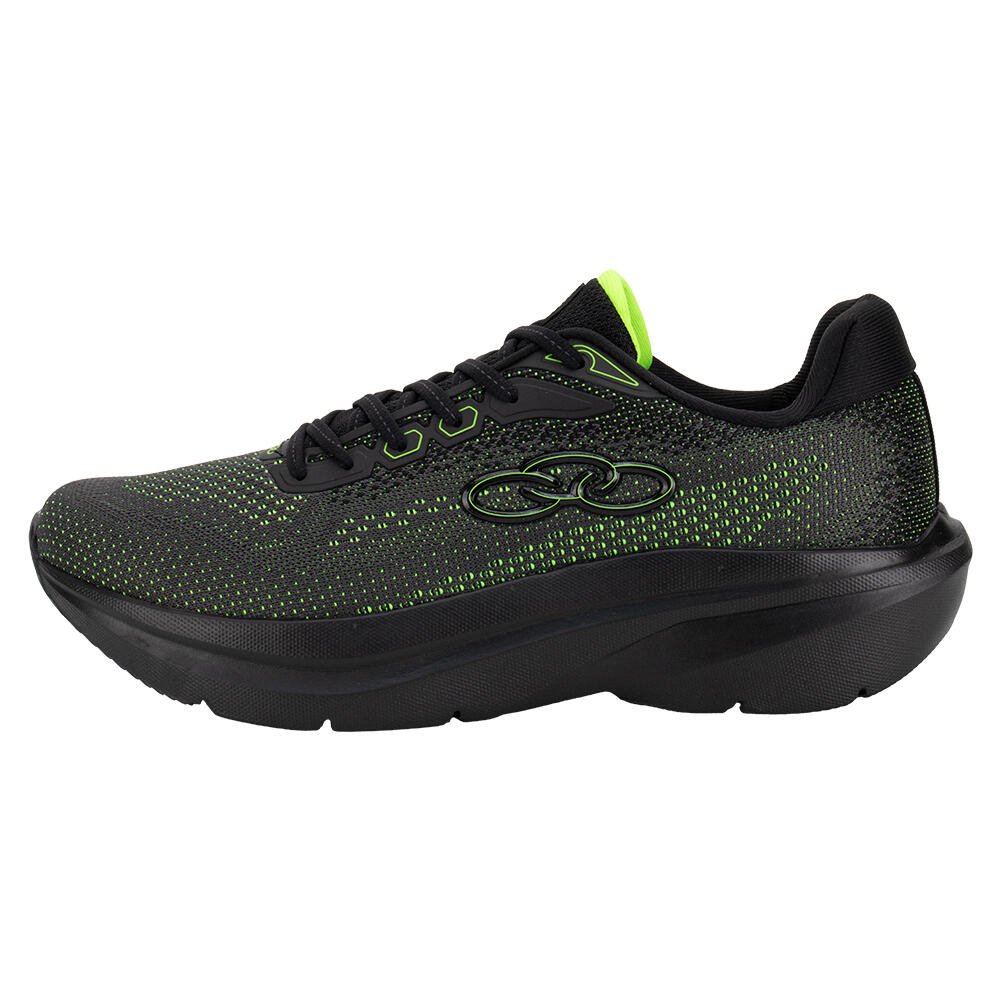 TÊNIS MASCULINO SOMA 2 OLYMPIKUS 43407464 Preto/Verde 2