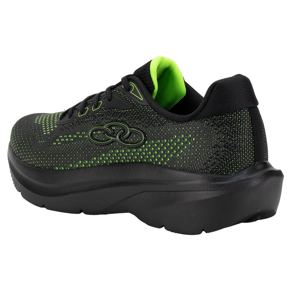 TÊNIS MASCULINO SOMA 2 OLYMPIKUS 43407464 Preto/Verde 3