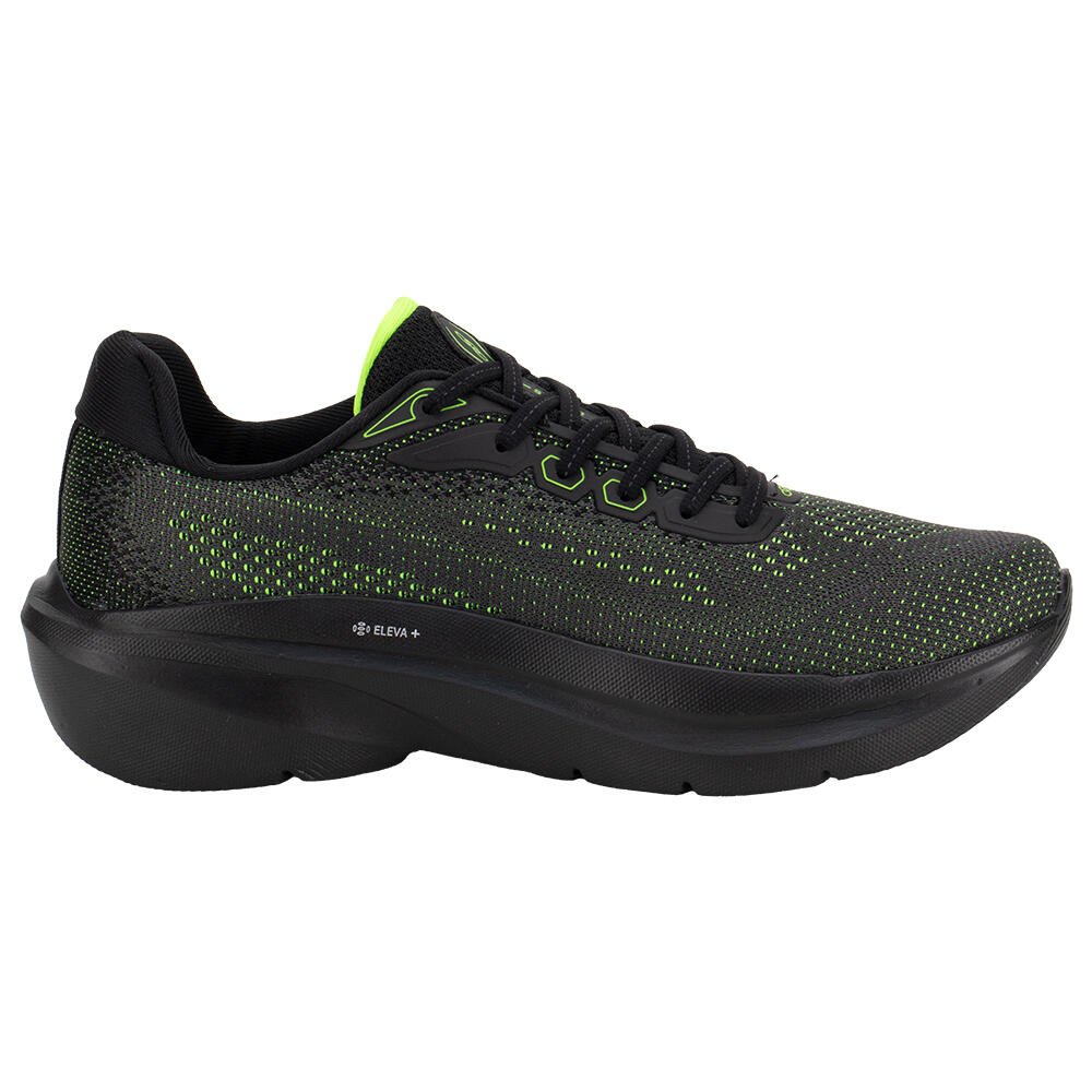 TÊNIS MASCULINO SOMA 2 OLYMPIKUS 43407464 Preto/Verde 4