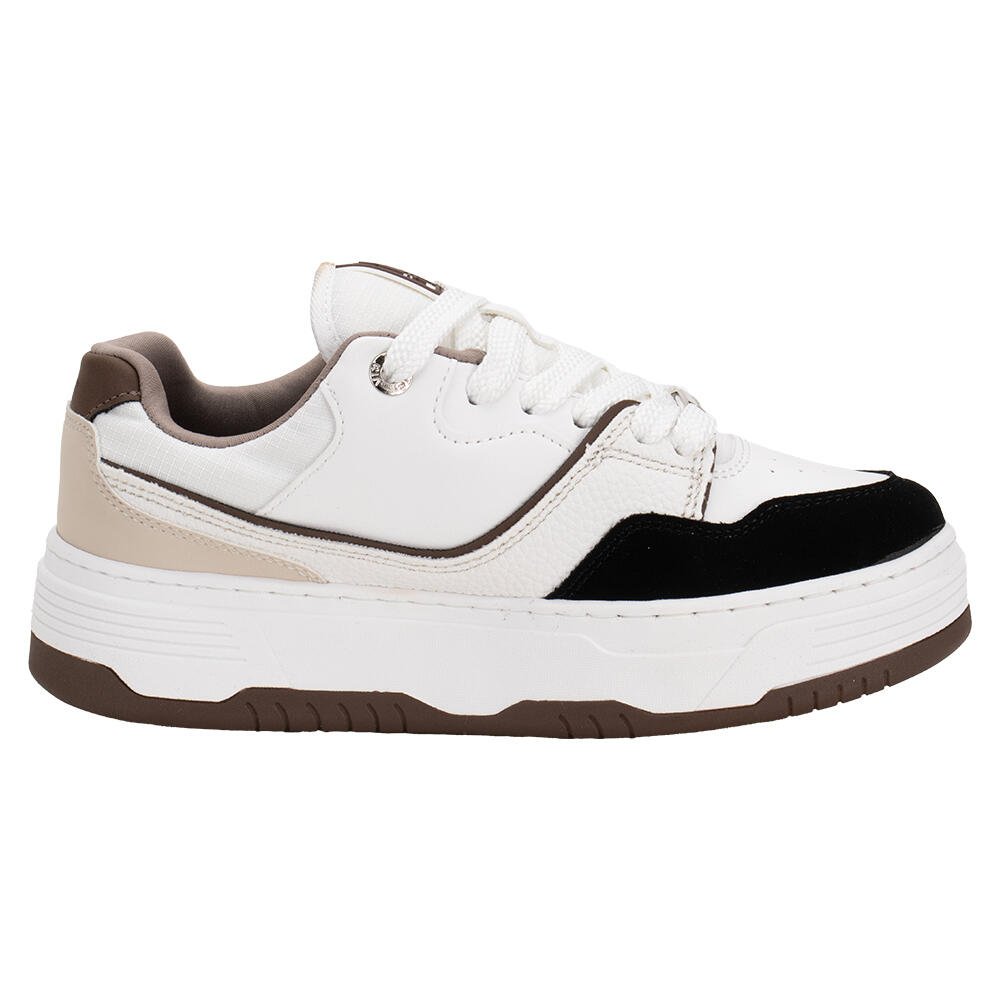 TÊNIS FEMININO CASUAL VIA MARTE 225010 Branco/Preto 4