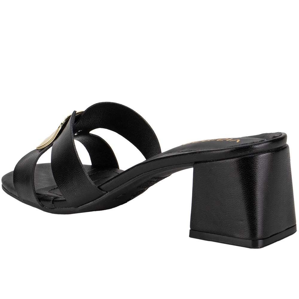 TAMANCO FEMININO SALTO GROSSO VIA MARTE 104013 Preto 3