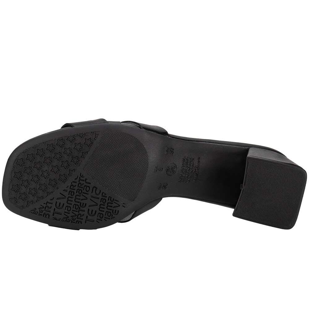 TAMANCO FEMININO SALTO GROSSO VIA MARTE 104013 Preto 4