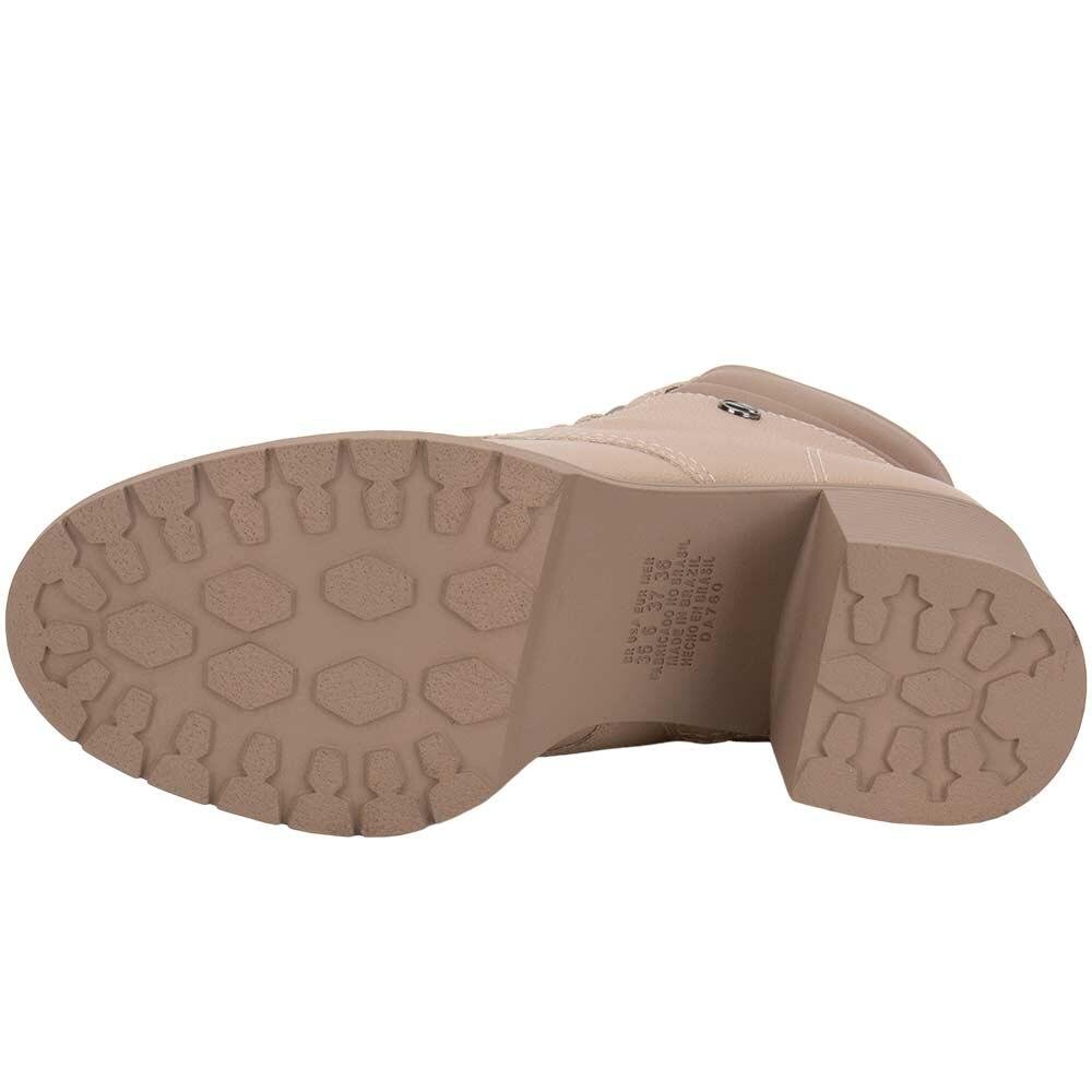 BOTA FEMININA COTURNO DAKOTA D0391 Bege 4