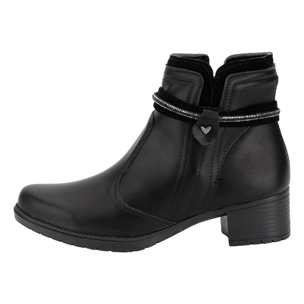 BOTA FEMININA CANO BAIXO MISSISSIPI MI853 Preto 2