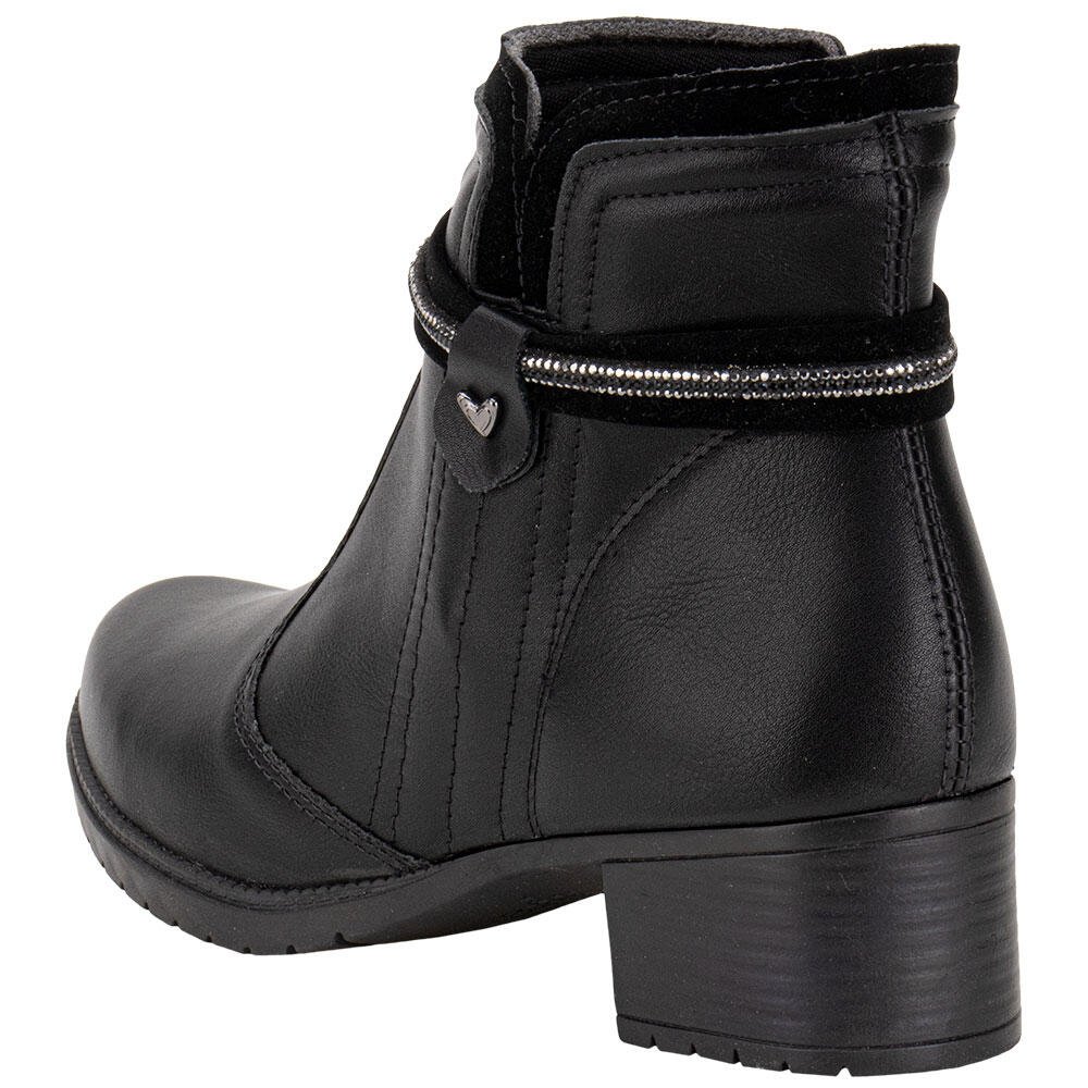 BOTA FEMININA CANO BAIXO MISSISSIPI MI853 Preto 3