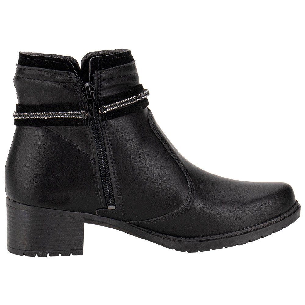 BOTA FEMININA CANO BAIXO MISSISSIPI MI853 Preto 5