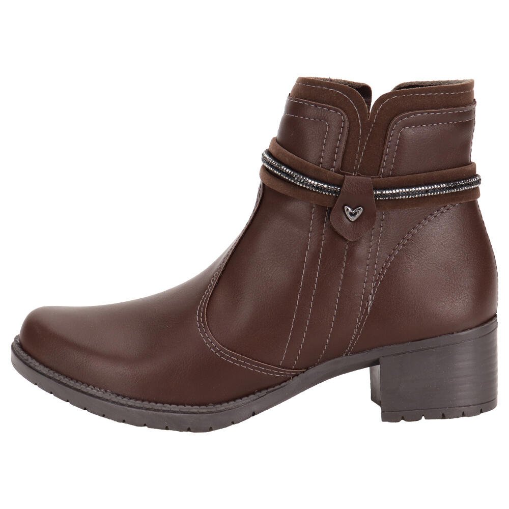 BOTA FEMININA CANO BAIXO MISSISSIPI MI853 Marrom 2
