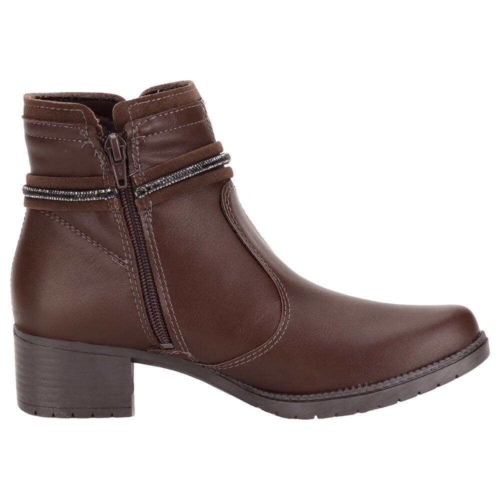 BOTA FEMININA CANO BAIXO MISSISSIPI MI853 Marrom 4