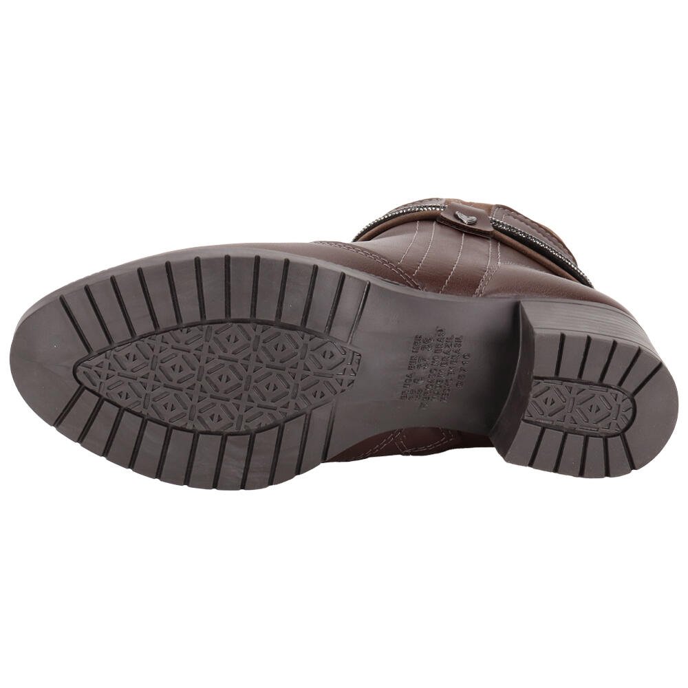 BOTA FEMININA CANO BAIXO MISSISSIPI MI853 Marrom 5