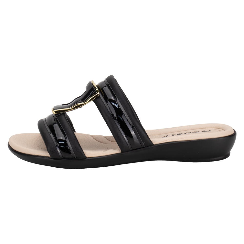 TAMANCO FEMININO ANABELA PICCADILLY 500407 Preto 2