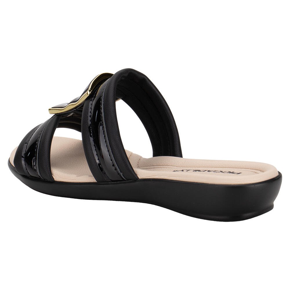 TAMANCO FEMININO ANABELA PICCADILLY 500407 Preto 3