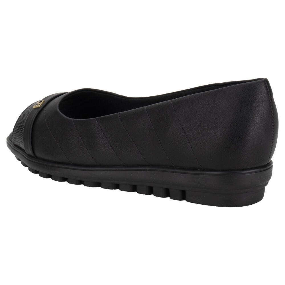 PEEP TOE FEMININO ANABELA PICCADILLY 112005 Preto 3