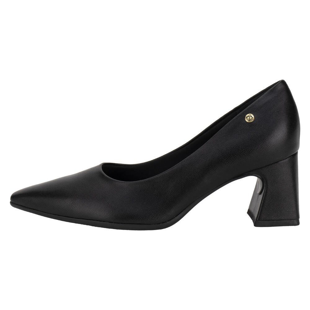 SCARPIN FEMININO SALTO GROSSO PICCADILLY 764023 Preto 2