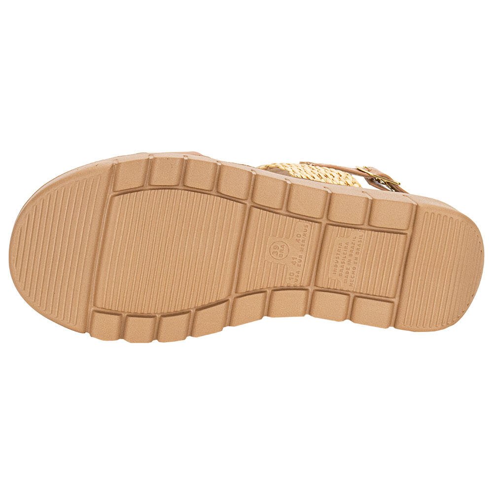 SANDÁLIA FEMININA ANABELA MOLECA 5536110 Salmão 4